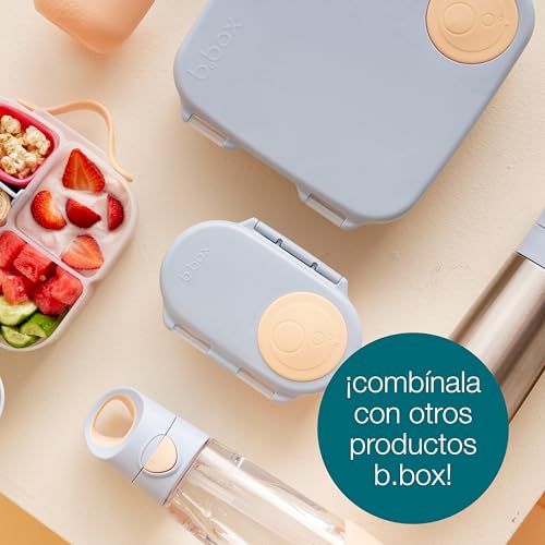 Miniatura 10 de B.Box Mini Fiambrera Bento Box Con 3 Compartimentos 2 A Prueba De Fugas Ideal Para Niños Pequeños, Almuerzo Y Aperitivos Se Adapta A Toda La Pieza De Fruta Sin Bpa - Ocean Breeze