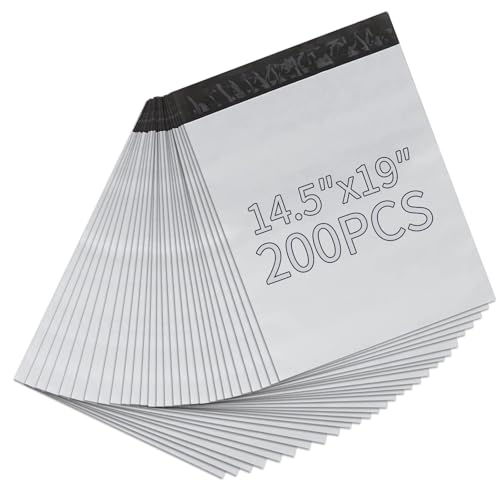 Sacs d'expédition auto-adhésifs puissants Immuson indéchirables x200