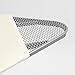 Brabantia Size D (53 x 18 in) Replacement Ironing Board Cover with Durable Foam Layer (Ecru) Easy-Fit, 100% Cotton