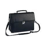 Maroquinerie Editions Oberthur Bradford Cartable, Noir