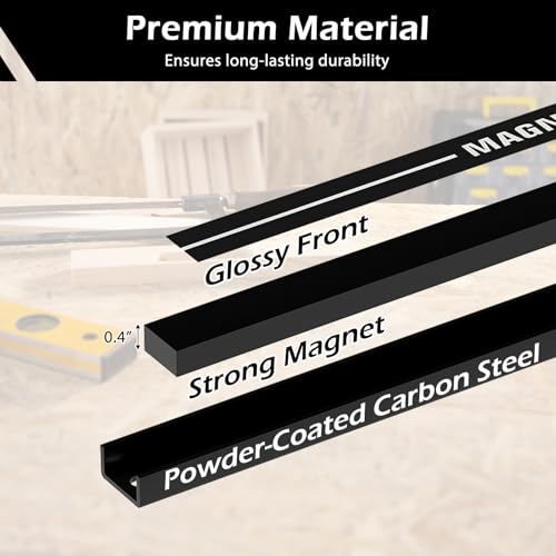 18-Magnetic-Tool-Holder-Strip-6-Pack-Magnet-Bar-with-Mounting-Screws-Heavy-Duty-Magnetic-Strips-Tool-Organizer-for-Garage-Shop-Workbench-Kitchen-Organization-Black