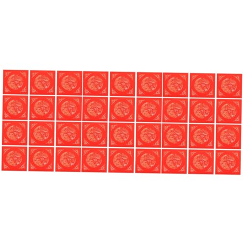 Papier rouge vide de Fu pour réussir vos décorations du Nouvel An chinois, 120 pièces SEWACC