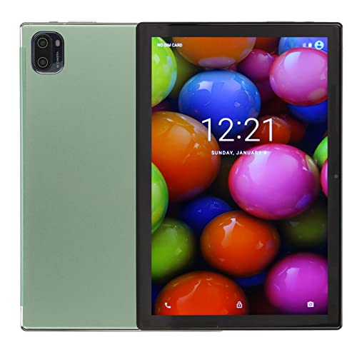 10.1' 11 Tablet PC, 8GB 256GB ROM, 128GB Expansion, 2.5D Curved HD, 8MP 20MP Camera, 2.4/5G WiFi, Dual SIM Call Tablet, 6000mAh, Green