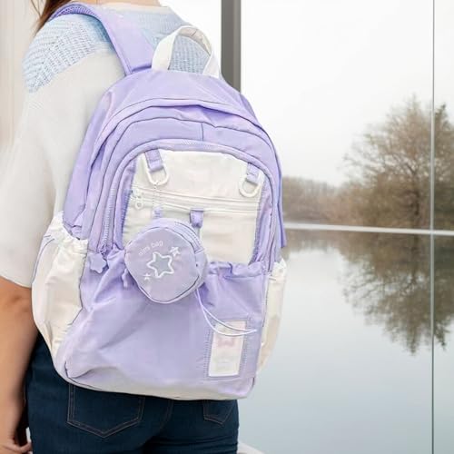 Mochila para adolescentes que alivia el dolor de espalda con soporte ergonómico 6