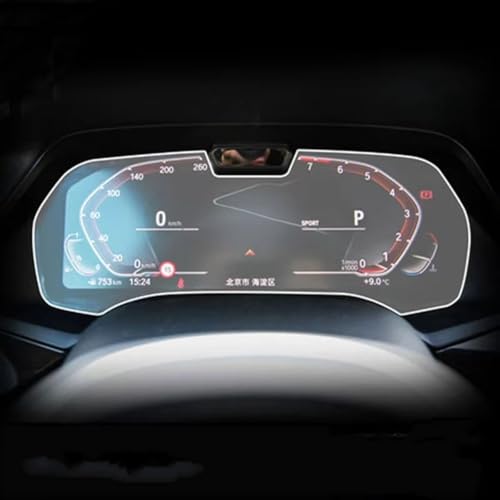Écran en verre trempé pour BMW X5 X6 X7 G05 G06 G07 2019-2020 navigation GPS de voiture HD