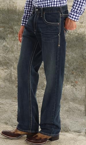 Image of Ariat Men's M5 Straight Stretch Remming Stackable Straight Leg Jean