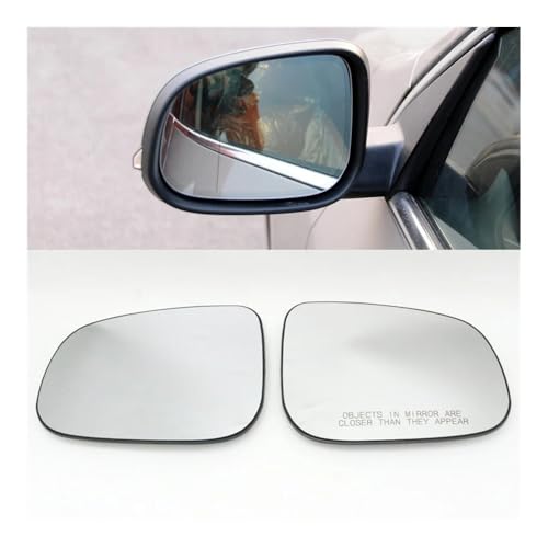 Verre de rétroviseur latéral cassé ? Miroir de porte extérieure réglable pour Volvo S80 V60