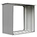 Produktbild vidaXL Brennholzlager Stahl 172x91x154cm Kaminholzunterstand Brennholzregal