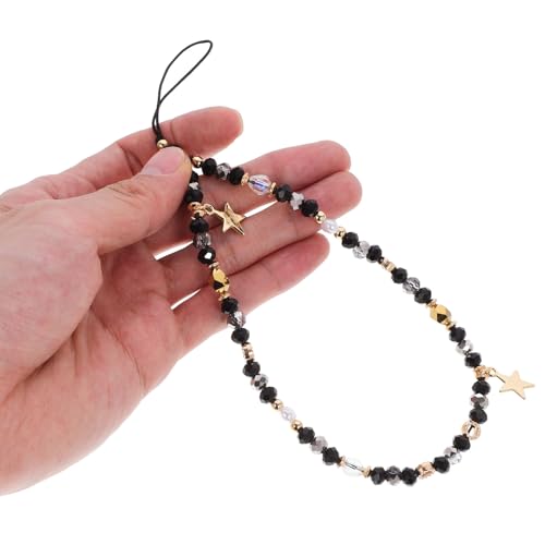 Correas de muñeca para teléfono evita caídas con este cordón ajustable negro 4