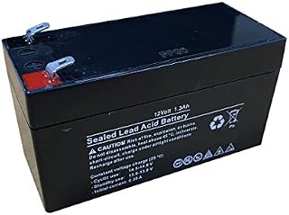 electrosmart 12V 1.3Ah Sealed Rechargeable Lead Acid Alarm Back Up Battery (One point Three Ah)