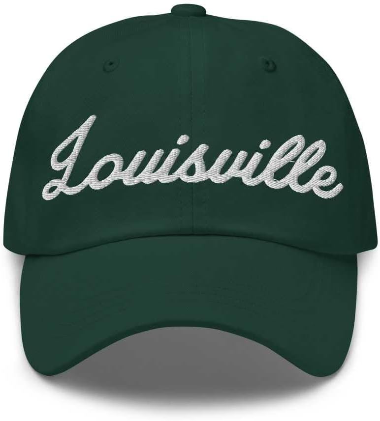 Gorra de béisbol de Louisville Sombrero de papá de Louisville Guión de béisbol audaz Washington WA Sombrero bordado Regalo de recuerdo