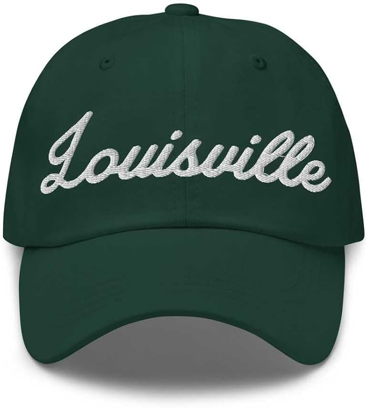 Gorra de béisbol de Louisville Sombrero de papá de Louisville Guión de béisbol audaz Washington WA Sombrero bordado Regalo de recuerdo