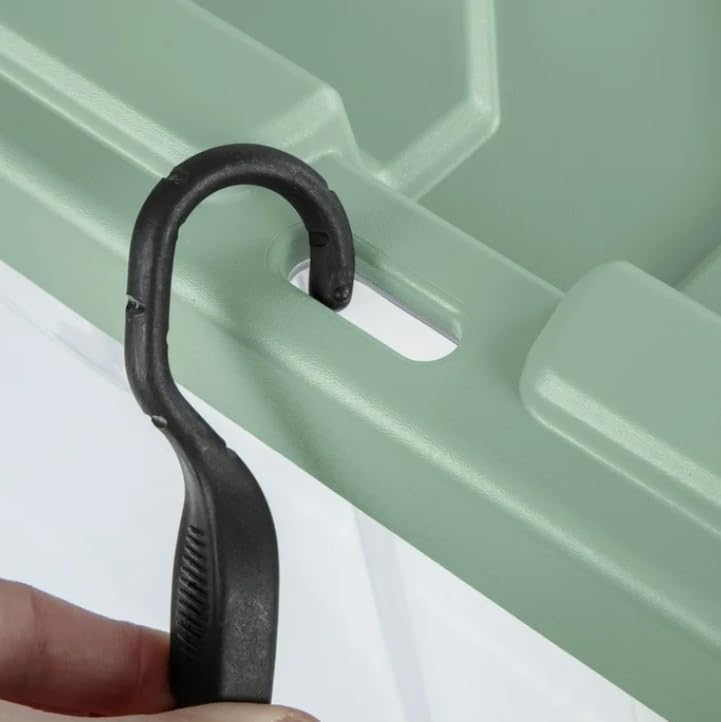 2PCS 40 Gallon Industrial Tote Plastic Storage Bins Wheeled Large Storage Box Set,Clear