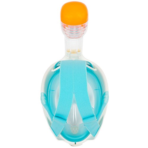 Maschera da snorkeling EASYBREATH AZZURRA - (S/M)