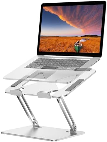 Suporte para Notebook em Aço Carbono - Apoio Ajustável e Ventilad...