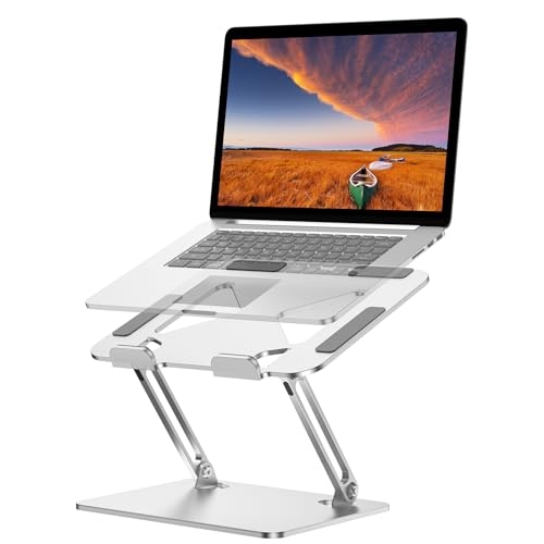 Suporte para Notebook em Aço Carbono - Apoio Ajustável e Ventilado para MacBook e Laptops ...