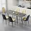 Grey Table + Beige Black Chairs