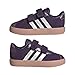 Adidas Unisex-Child VL Court 3.0 Hook & Loop, Aurora Plum/Zero Metallic/Pink Gum, 7.5 Toddler