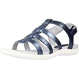 Machte in Kambodscha Geox Damen Sandalen Sandaletten D Sandal Vega Blau 40 EU
