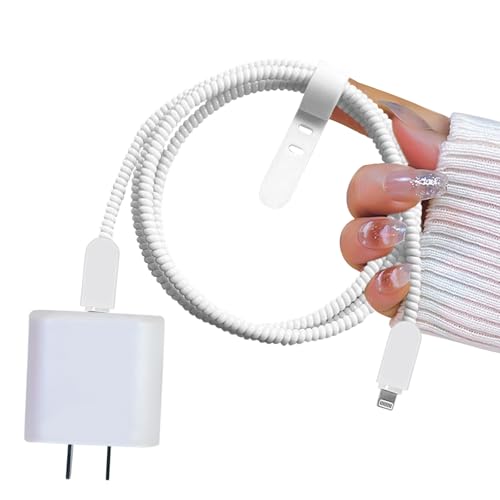 Protector de cable para cargador iPhone de 20W anticaídas y antiroturas