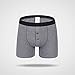 Bayrick Herren Slip Cotton StretchFashion Home Shorts lockere Herren Sport Slips in der Mitte der Taille 4/3 Stück-Blumengrau x4_M.