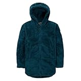 Burton レディース Minxy Hi-Loft フリース フルジップ、ディープエメラルド、S