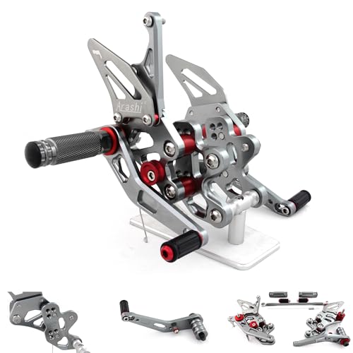 Repose-pieds réglables moto pour améliorer le grip sur GSXR 600