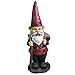 15" Garden Gnome w/ Walking Stick