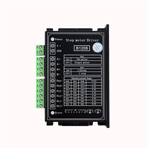 Pilote de moteur pas à pas B1206 alimentation DC20-120V contrôleur pas à pas biphasé