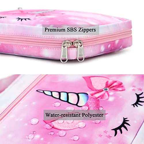 Octsky Bible Covers Bible Case For Women Girls Bible Book Carrying Bags Kids Scripture Case Church Bag Bible Protective With Handle Pockets Zippered Pocket (Pink-Marble) #TOP5