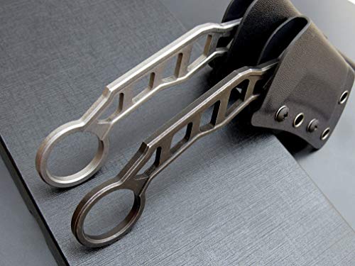 Ccanku C1120 Fixed Blade Knife D2 All Steel Handle Outdoor Fixed Knife Claw Knife With Kydex Sheaths For Outdoor, Camping(Black) #TOP6