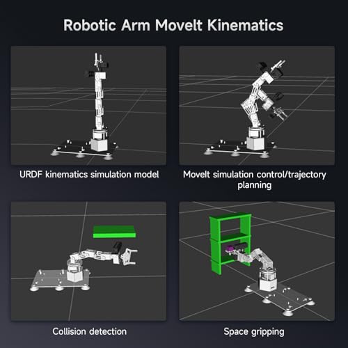 Image of Yahboom 3D Adaptive Robotic Arm Kit Developer for Mechanical Engineers,Supports Large AI Model with Orin Nano Super 4GB