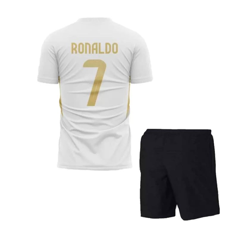 Image of Ronaldo 7 Jersey with Shorts for (Kids,Boys & Men)