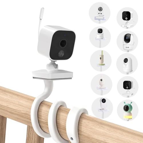 Universal Halterung für GHB Babyphone ABM700/SM50B/UU24, Baby Kamera Halter für OBVHNUA Babyphone 900ES,Befestigung Ständer für momcozy Video Monitor BM01, Babyfon Zubehör Holder für BOIFUN Baby 6T
