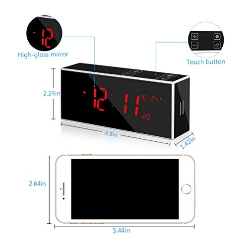 Sopkvl Spy Camera Hidden Camera Clock With Dual-Mode Night Vision Wifi Live Monitoring 160° Ultra-Wide Angle And Motion Detection Hd 1080P Nanny Cam Hidden Camera For Home Security thumb #3
