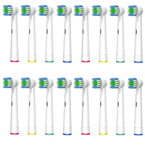 SOFTMATE Cabezales de recambio compatibles con Oral-B cepillo de dientes eléctrico, 16 unidades