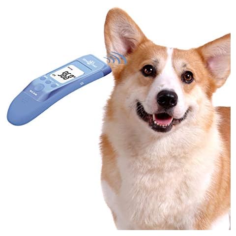 Mindpet-med Non-Contact Pet Thermometer for Dogs, Classic, Fast Clinical, 3 Modes (Body, Object Surface, Room), Body Modes Accurately Measure Pet Ear Temperature, Muteable C/F Switchable Cover