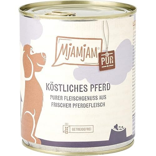 MjAMjAM Cibo Umido per Cani Pure Horse 6x800g