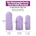 Povihome 16 Pack Upgrade Gel Toe Protector Silicone Toe Caps Toe Sleeve Protectors, Prevent Pain Relief for Corns, Blisters (4 Pack Large Size + 8 Pack Medium Size + 4 Pack Small Size)