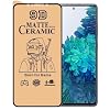 Screen Protector Compatible with Bzontech Samsung S20 FE 9D Matte Ceramic Nano Full Covering