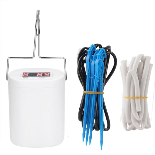 Atyhao 自動 散水タイマー 自動給水 散水用具 多肉植物 ミニ植木鉢 節水 灌漑 自動水やり器 散水機 観葉植物 自動点滴灌漑 屋内鉢植え 植物 休暇 植物散水