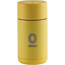 Frank Green Paslanmaz  elik Mini Termos, 355 ml, D me Kapakl , Butter Yellow, BPA  ermez