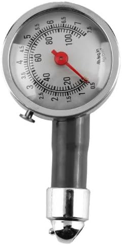 Car Motorcycle Tire Tyre Precision Metal Pressure Gauge Dial Measure Monitor HMY