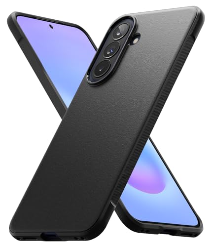 Image of Ringke Onyx for Samsung Galaxy A57 [Anti-Fingerprint Texture] Slim-Fit Lightweight Shockproof Protective Case Back Cover with Non-Slip Side Grip - Black