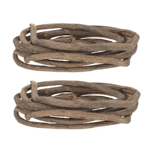 ADOCARN 2piezas Guirnalda De Sarmientos De Vid Natural para Decoración De Hogar Manualidades y Fiestas Vides Colgantes Flexibles y Sostenibles