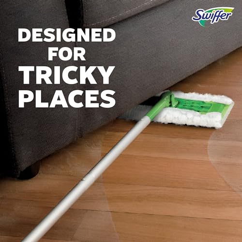 Swiffer Sweep + Mop, Broom & Mop Alternative, Dry & Wet Floor Cleaner for Dirt, Dust, Hair, All Purpose Cleaning Tool for Home, Bathroom, Kitchen, Set Includes 1 Sweeper, 14 Dry Pads, 5 Wet Pads Fresh by Swiffer - Image 6