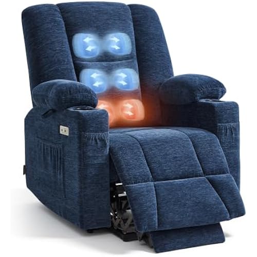 MCombo Power Lift Recliner Chair with Airbag Massage and Heat 7507