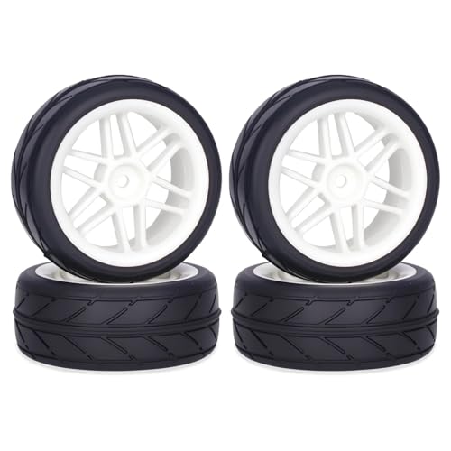 RC�r�[�h���b�N�^�C���p�[�c For Tamiya For TT01 For TT02 For HSP For HPI 1/10 4 �� 65 �~�����[�g���z�C�[�������^�C�� 12 �~�����[�g���Z�p RC �N���[���[�I�����[�h�J�[�A�b�v�O���[�h���i�g���b�N