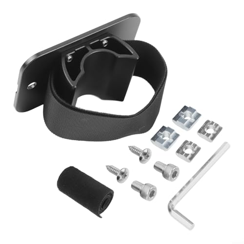 Zilimontt Aluminum Alloy Rear Wheel For Bike Rack for Car Rooftop Mounting – Quick-Release Bracket Holder Compatible with Most Sedans and Sports Cars, Lightweight 270g Set(Black)