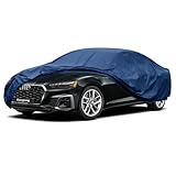 Kaugung Custom Fit Car Cover for Audi A5 / S5 / RS5 (Coupe, Sportback, Convertible), Heavy Duty Waterproof All Weather Outdoor Protection, Breathable Full Exterior Cover with Vent